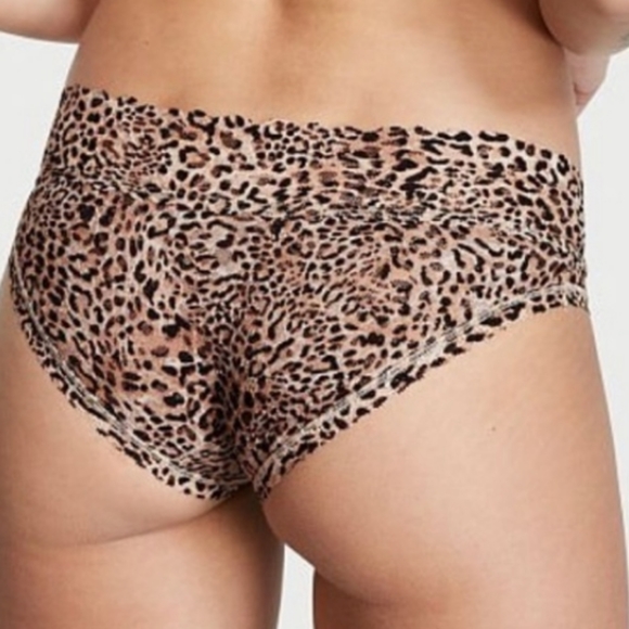 NEW Victoria's Secret VS Panty Lace Waist Hiphugger THE LACIE Leopard - Picture 6 of 9